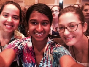 Nitya and some of her newest NCCWSL friends! 