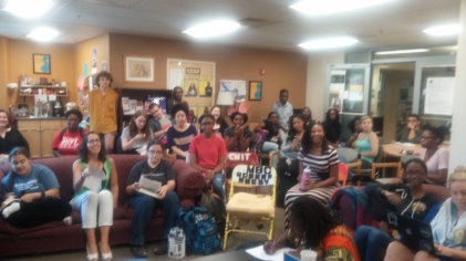 It was standing room only at last night's roundtable on White Womanhood and Critical Whiteness! We can't stop here, though, let's keep the conversation and learning going! 