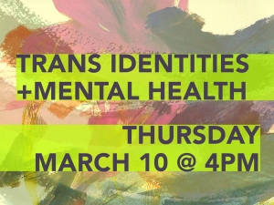 Trans + Mental Health - event