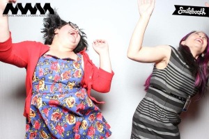 Megan and I in the NWSA photobooth.