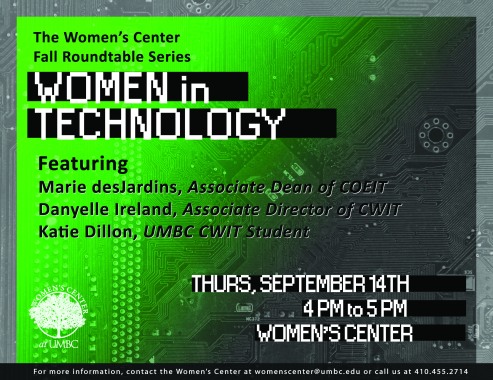 Women in Tech Flyer - print