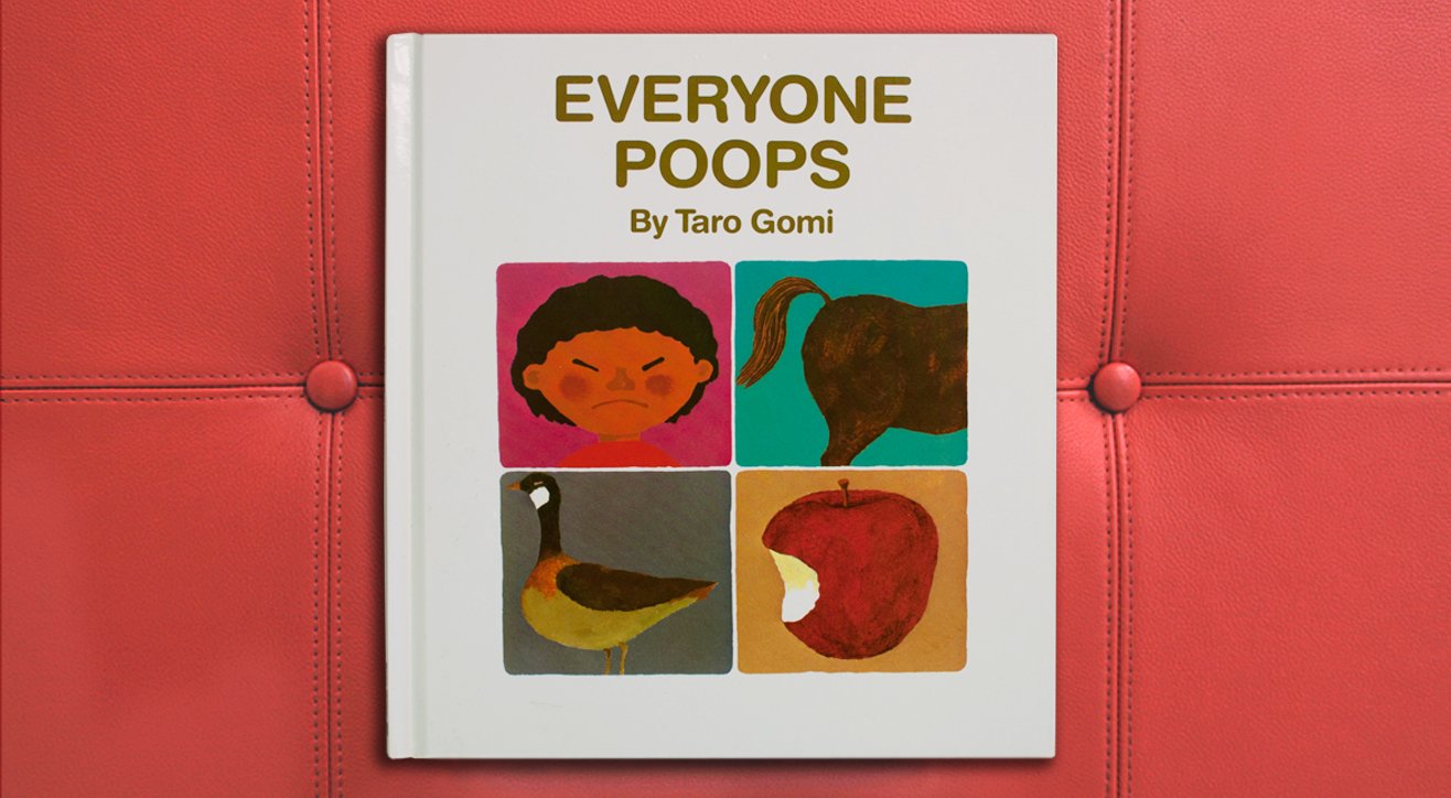 The cover of the book Everyone Poops by Taro Gomi.